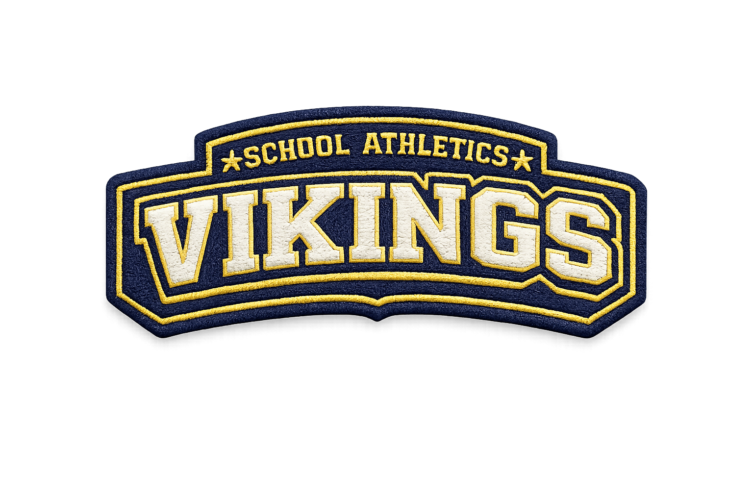 Sports embroidered patch
