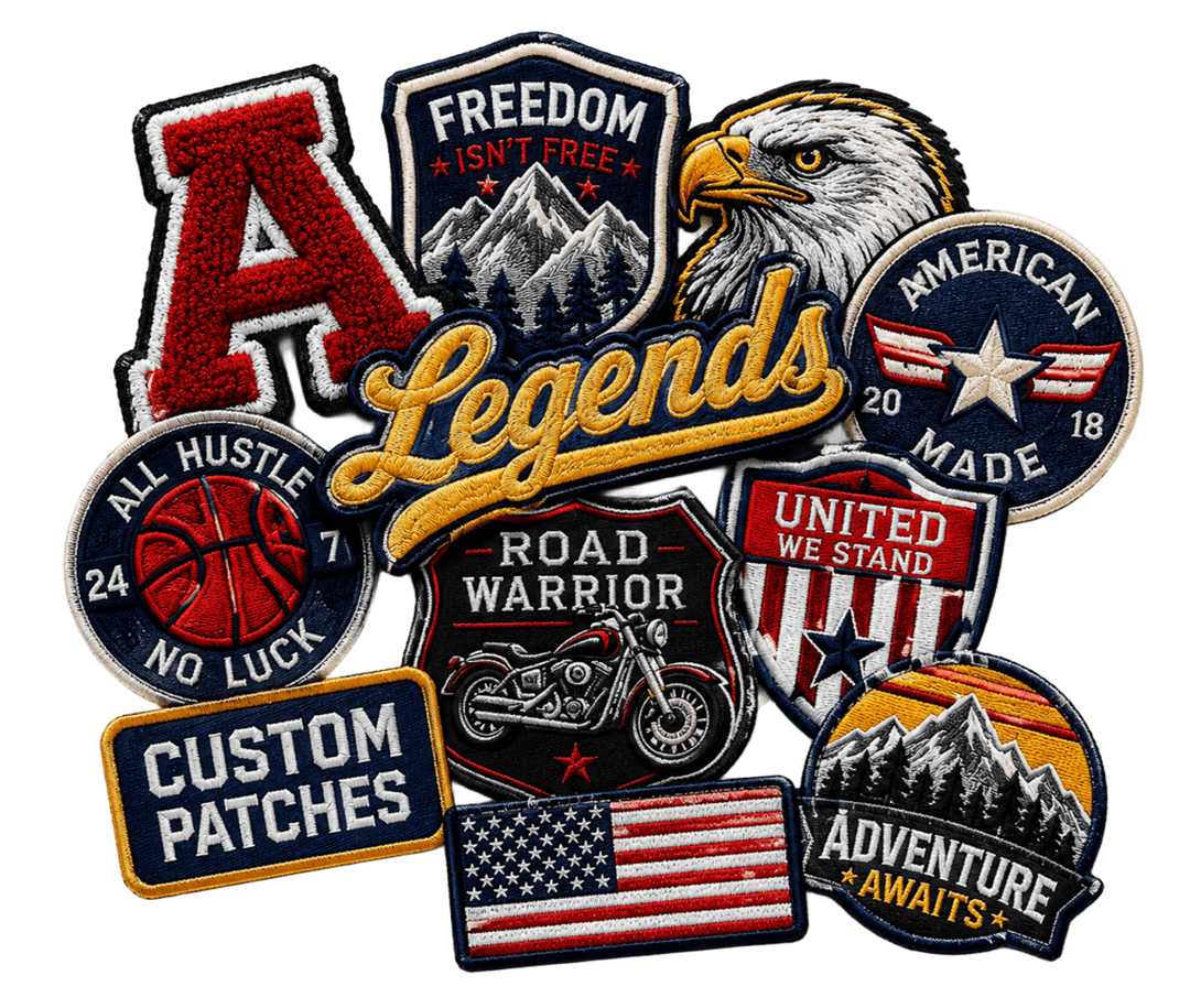 Custom chenille patch designs
