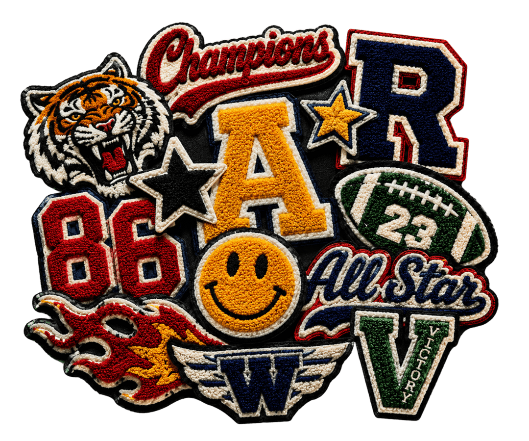 Custom sublimated patch designs