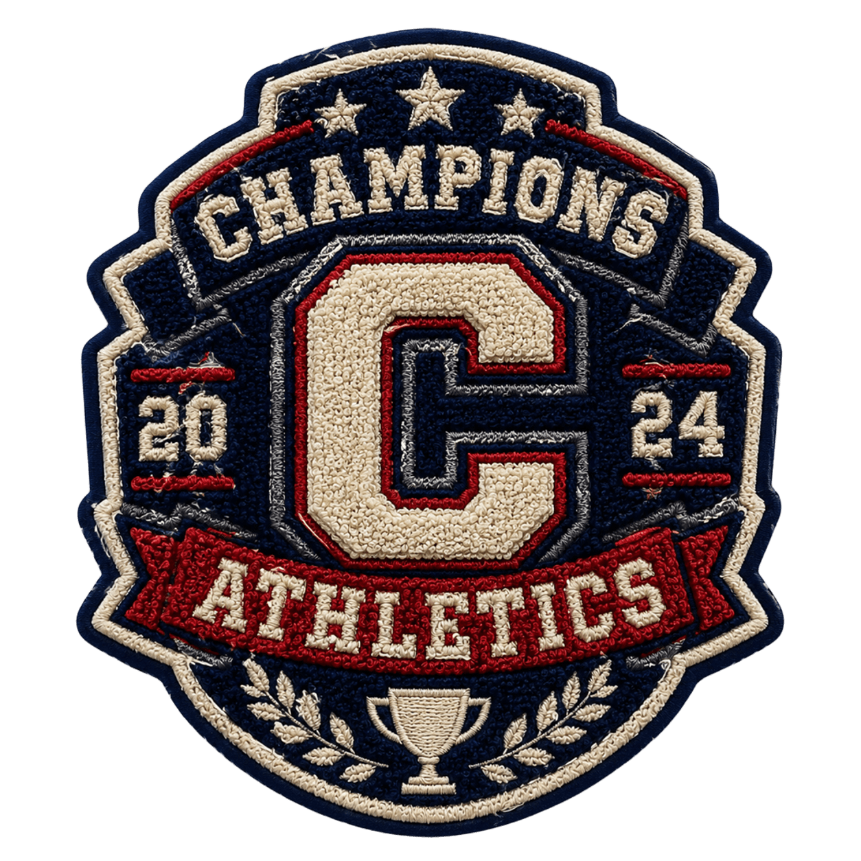 Sports embroidered patch