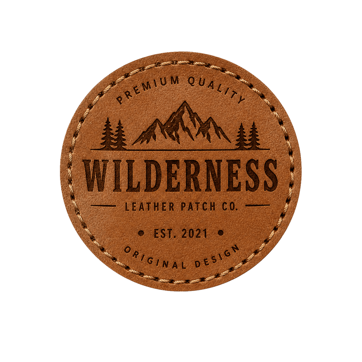 Biker embroidered patch