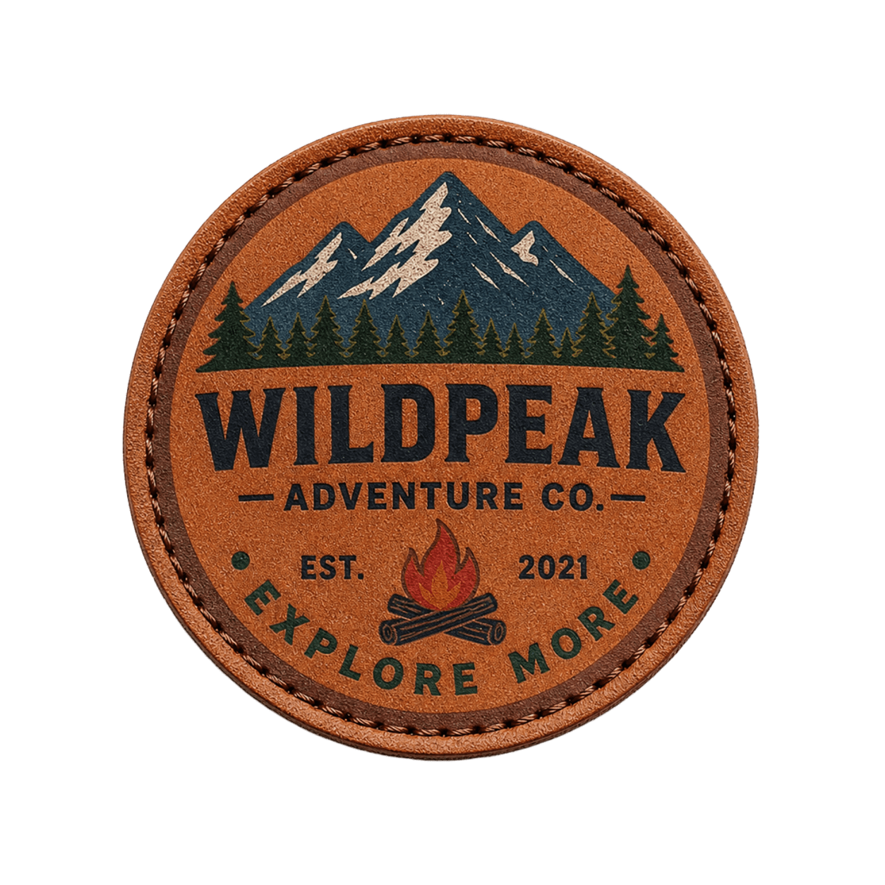 Sports embroidered patch