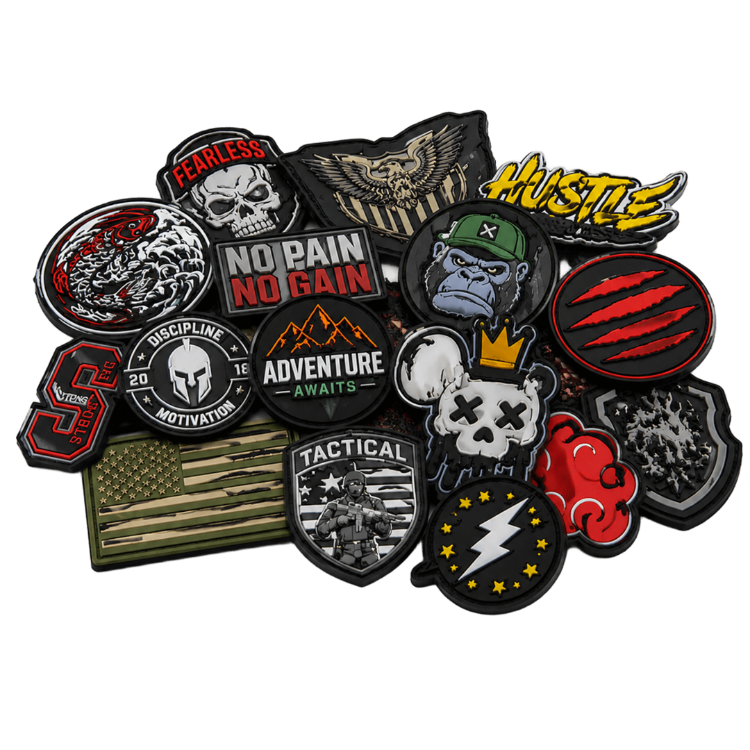 Custom PVC patch collage