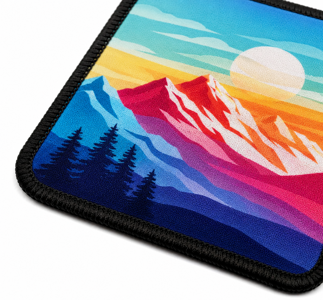 Microfiber fabric for sublimated patches