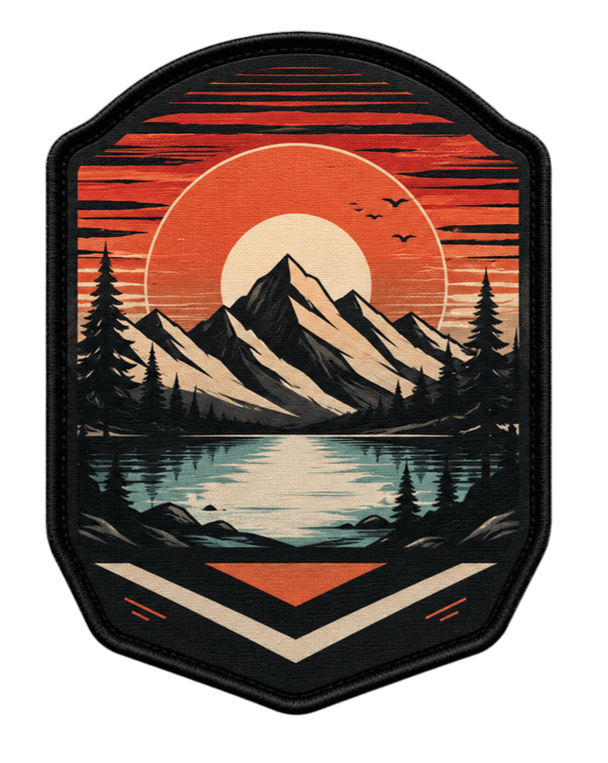 Military embroidered patch