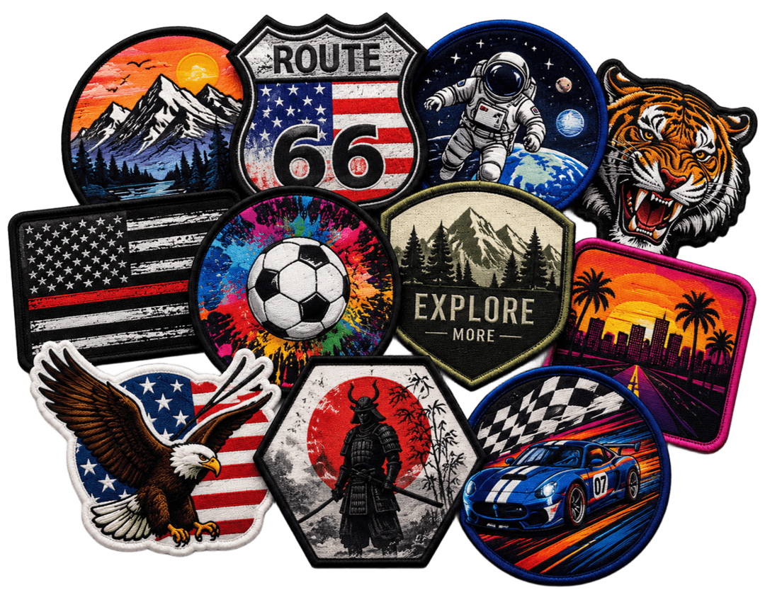 Custom sublimated patch designs