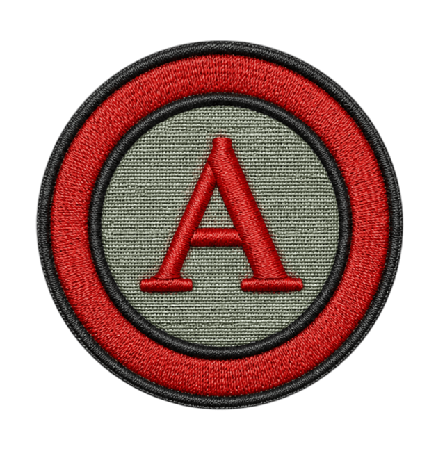 High detail weave woven patch