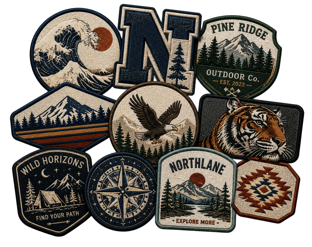 Custom chenille patch designs