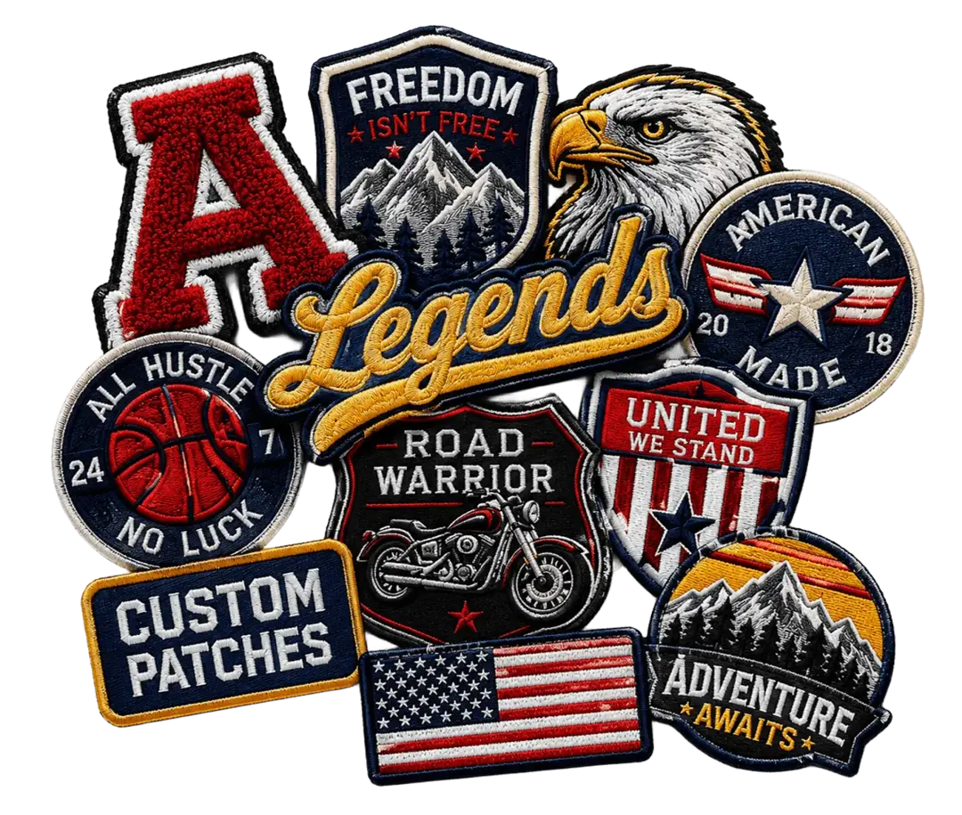 Custom chenille patch designs
