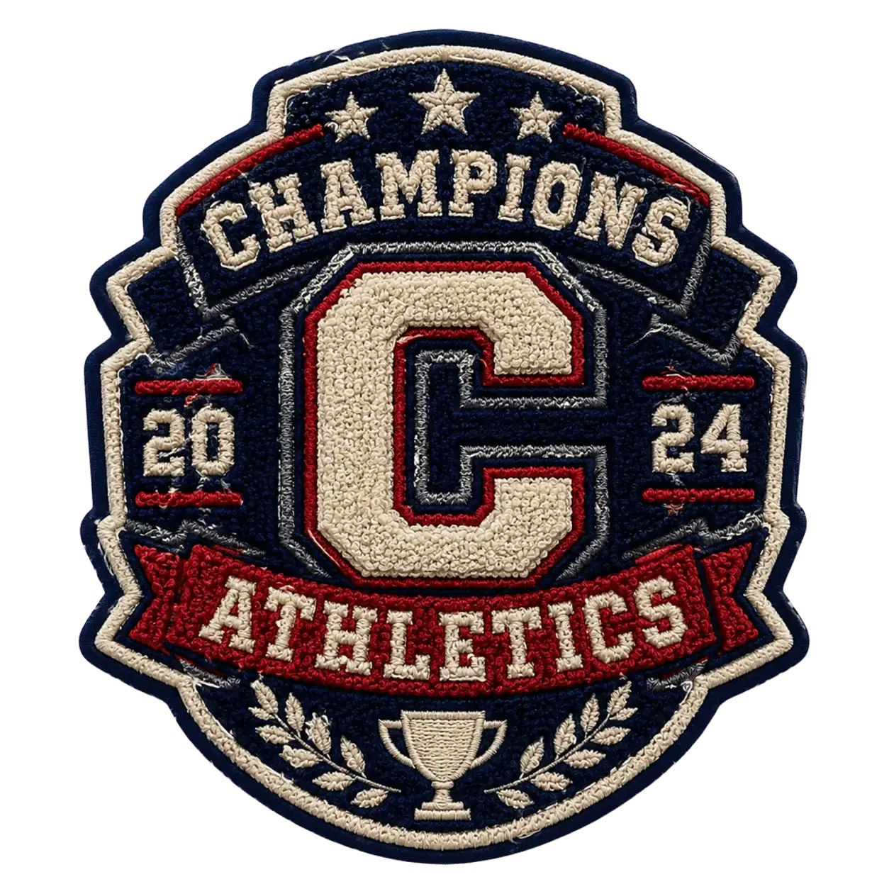 Sports embroidered patch