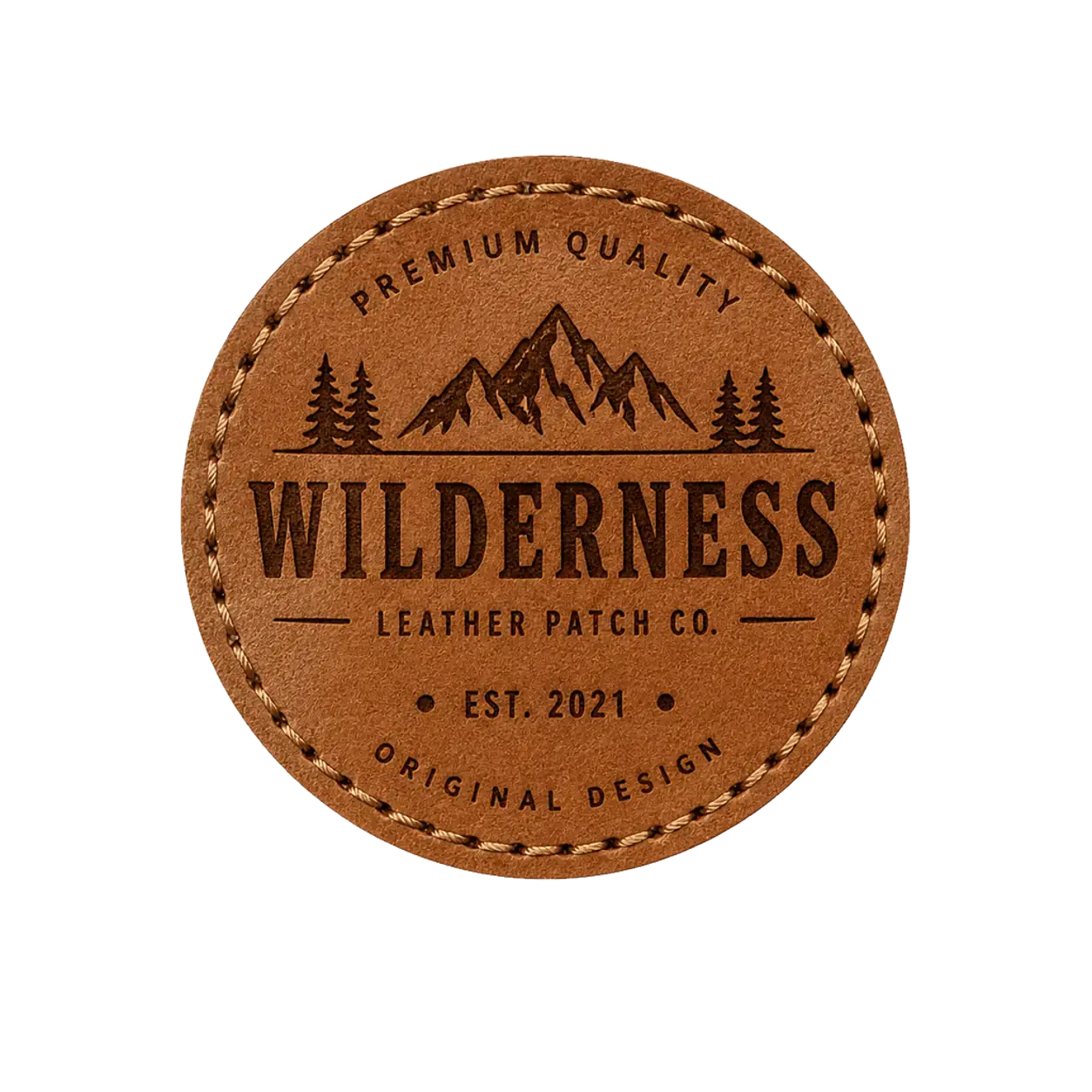 Biker embroidered patch