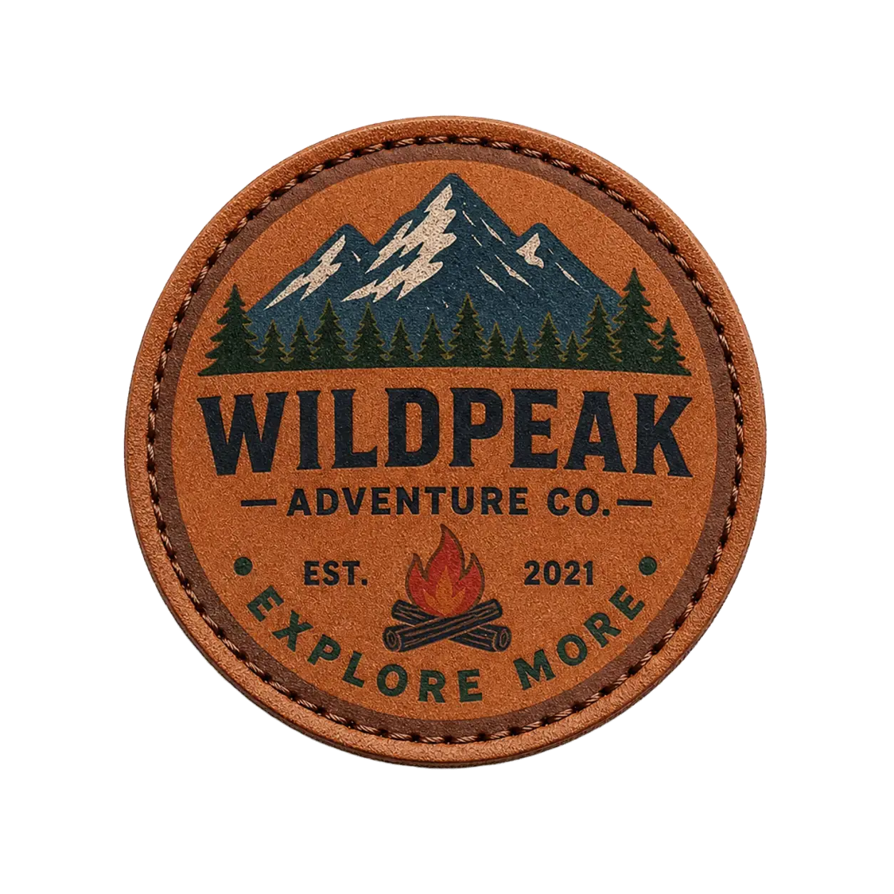 Sports embroidered patch