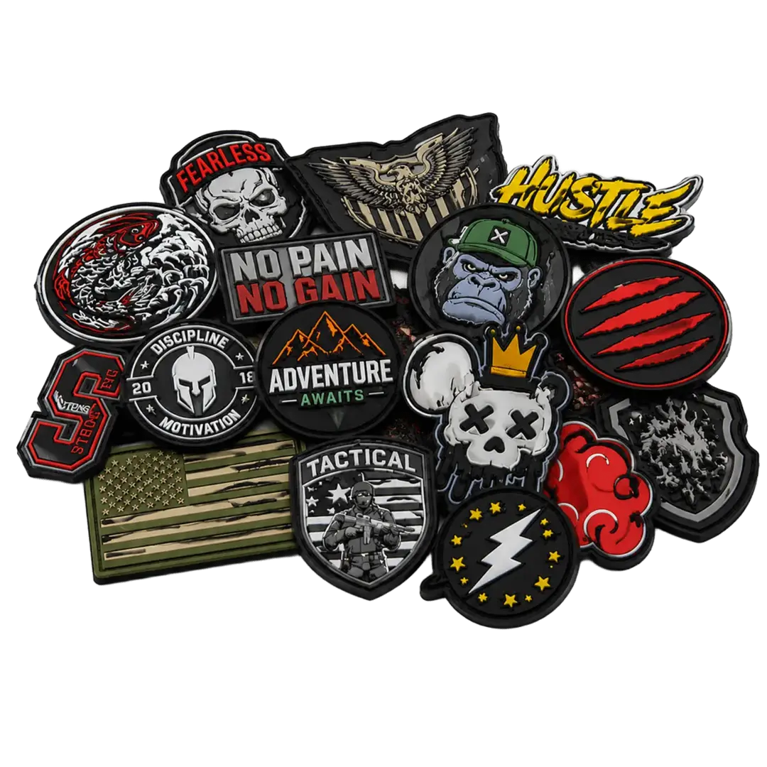 Custom PVC patch collage