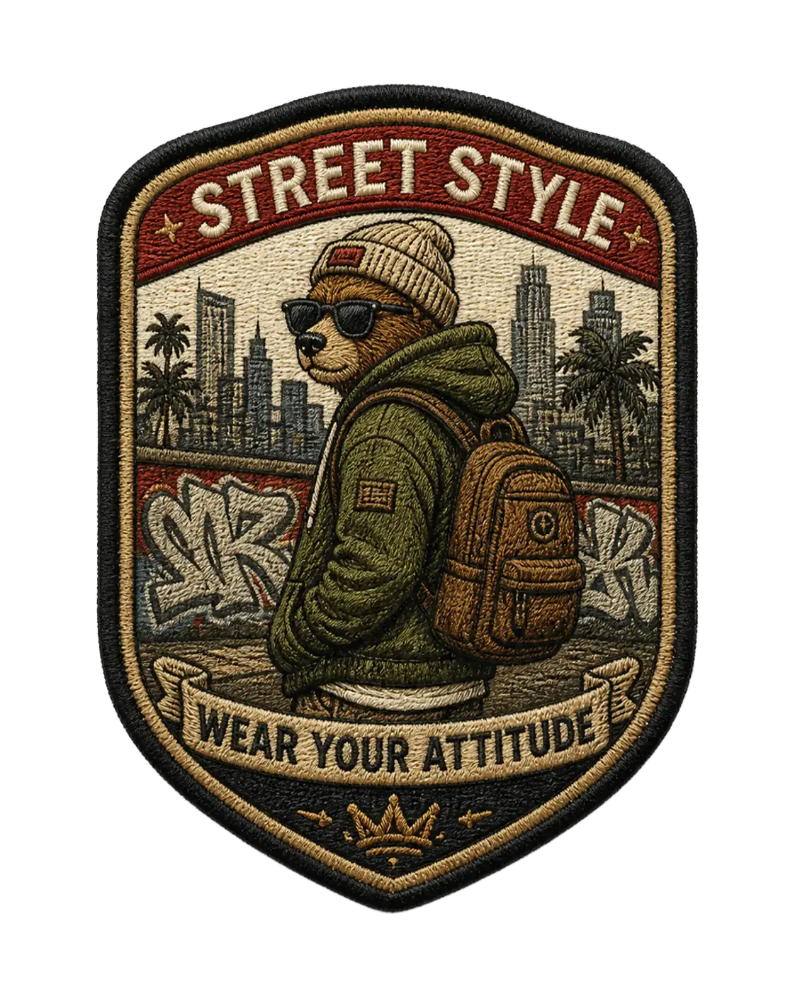 Military embroidered patch