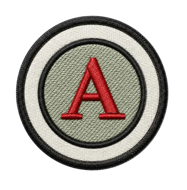 Balanced weave woven patch