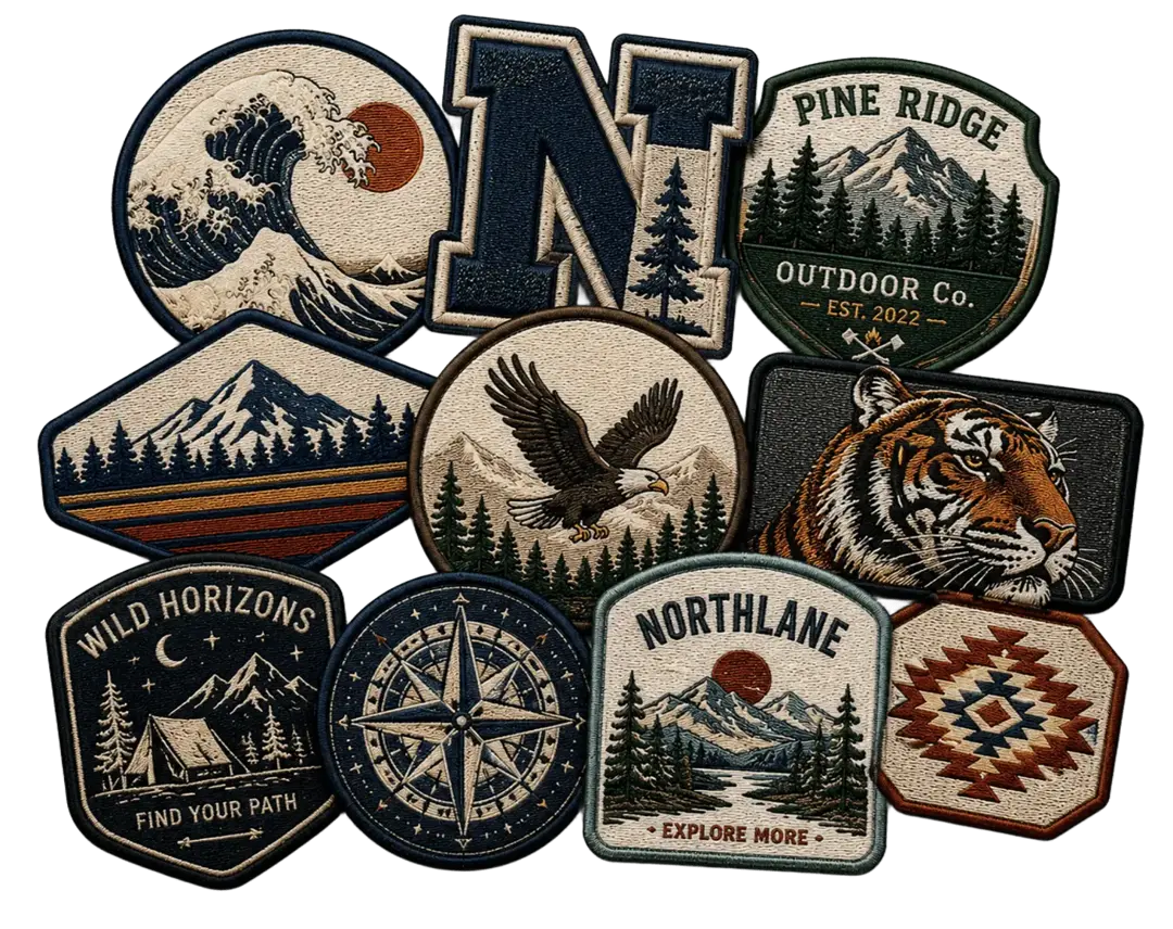 Custom chenille patch designs